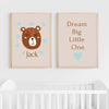 Personalized Woodland Wall Art | Set of 2 | Collection: Little Forest Adventure | For Nurseries & Kid's Rooms