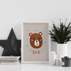 Personalized Woodland Wall Art | Set of 2 | Collection: Little Forest Adventure | For Nurseries & Kid's Rooms