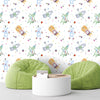 Peel and Stick or Traditional Wallpaper - Whimsical Party
