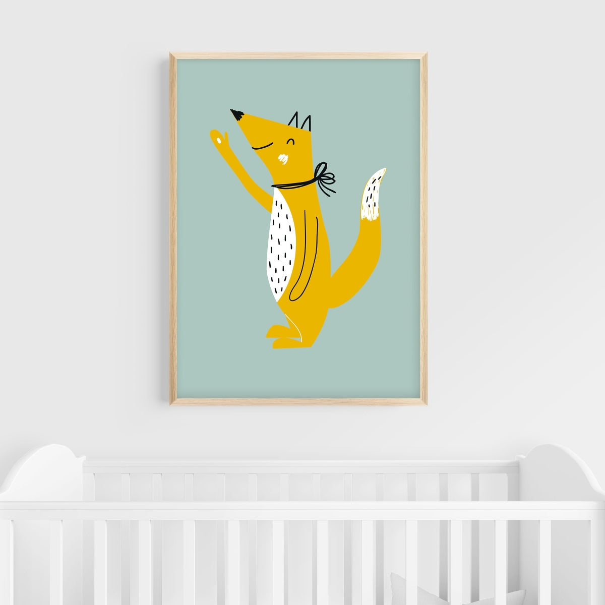 Fox Wall Art for Nurseries & Kid's Rooms - Sly Fox