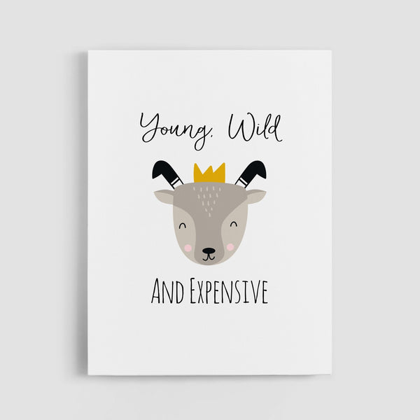 Goat Wall Art for Nurseries & Kid's Rooms - Precious Little One