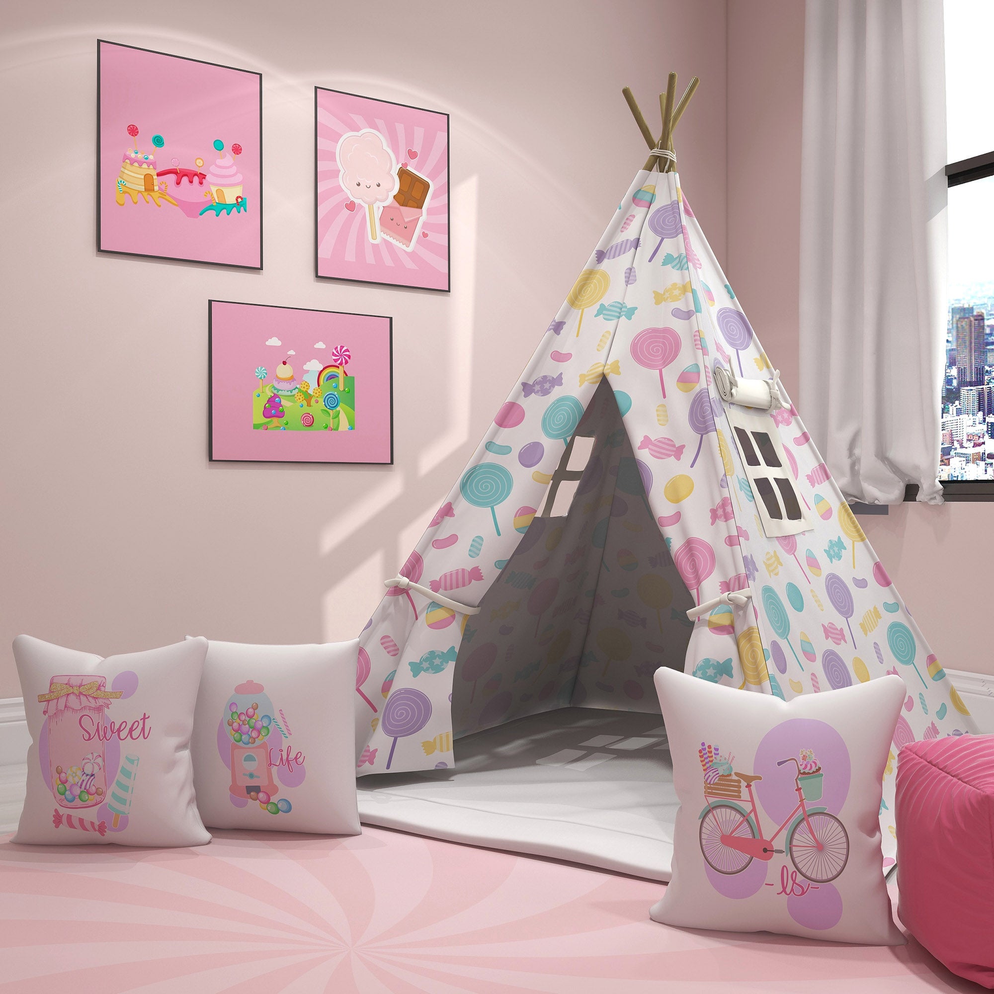 This room looks like candy.I like it so much | Gallery posted by Mengjing  home | Lemon8