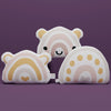 Rainbow Throw Pillows For Nurseries & Kid's Rooms | Rainbow Ears |  Set Of 3
